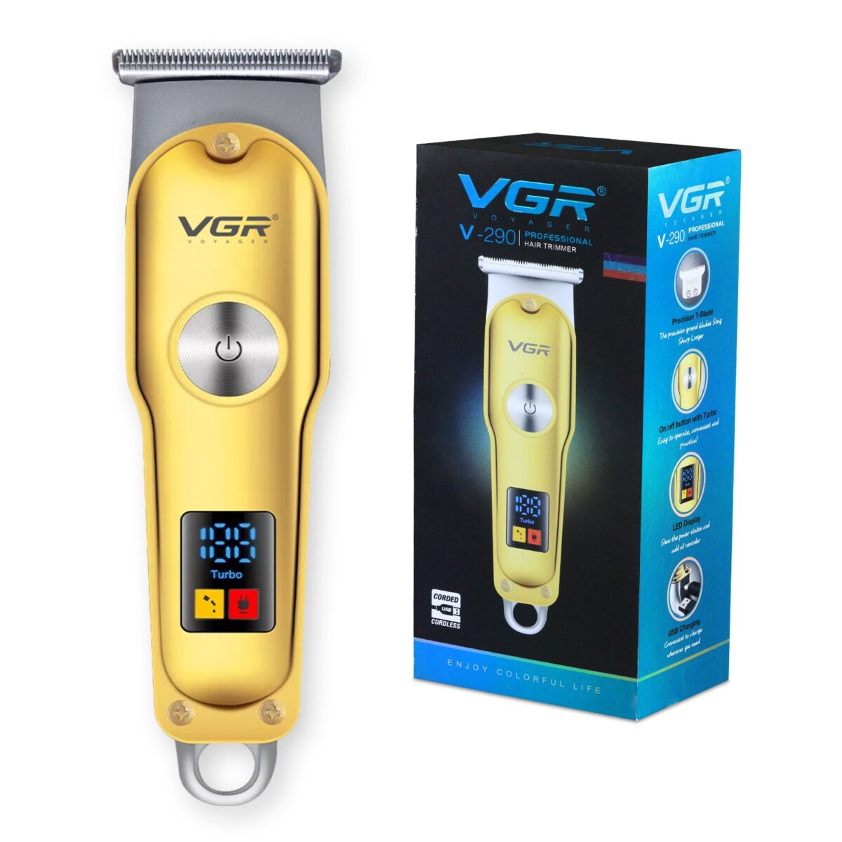 VGR V-290 Professional Hair Trimmer for Men