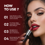 Maliao Forever Matte Lipstick - Long-Lasting Waterproof Elegance - Image 2