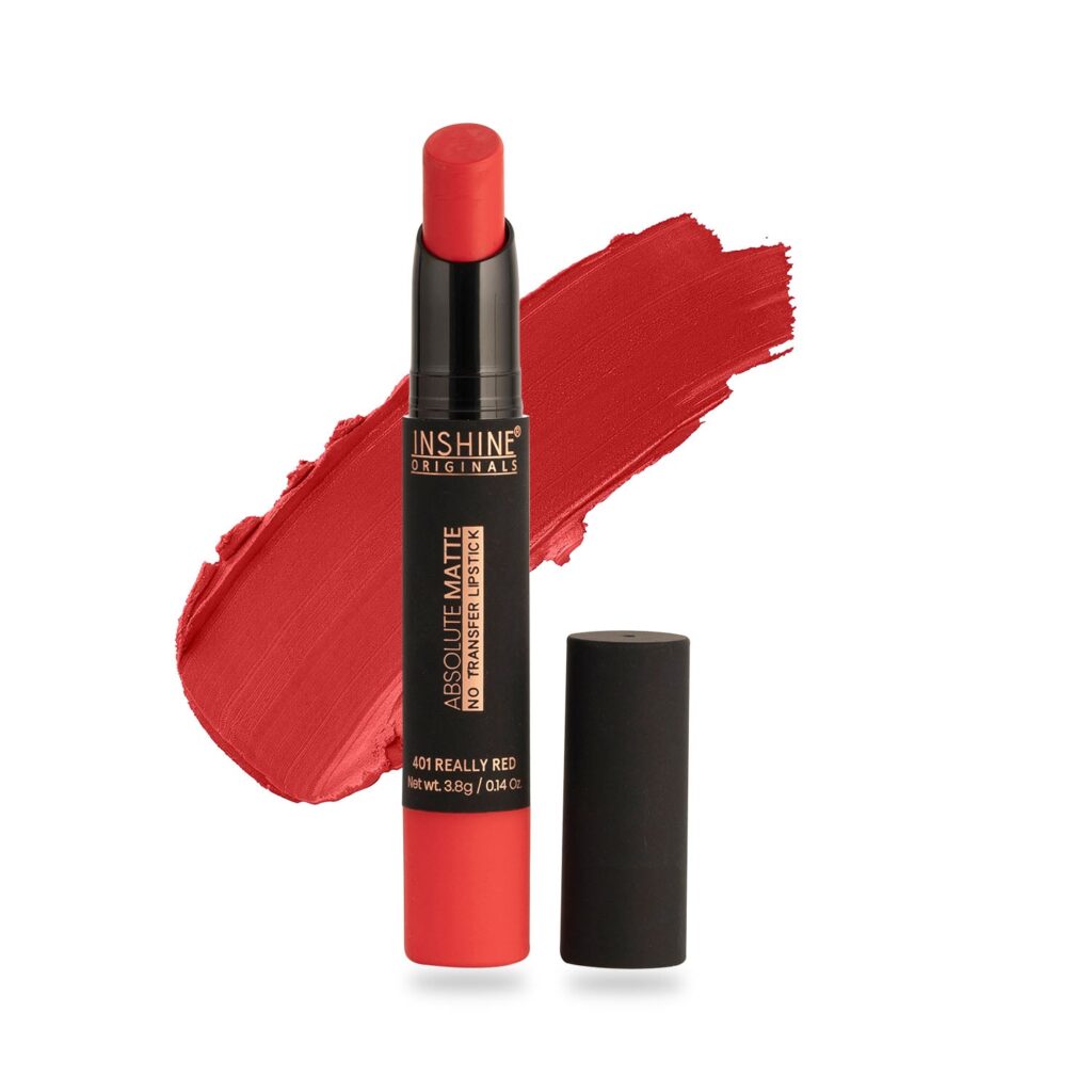INSHINE Absolute Matte No Transfer Lipstick – 401 Really Red