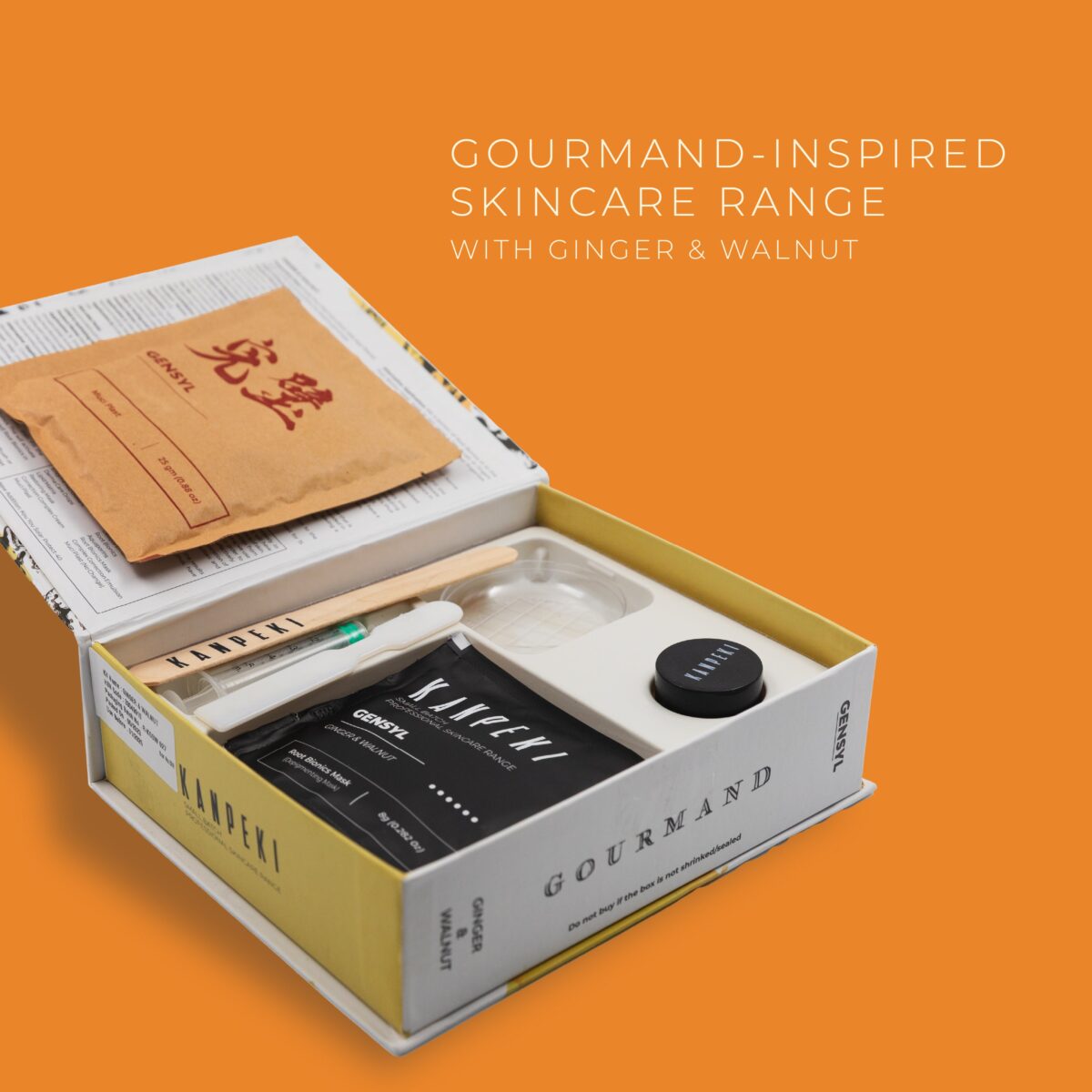 Kanpeki Ginger & Walnut Facial Kit