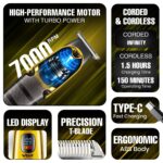 VGR V-981 Professional Hair Trimmer for Men - Image 2