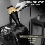 VEGA Professional Pro Dry 2000 Hair Dryer - Gold (VPVHD-04) - Image 8