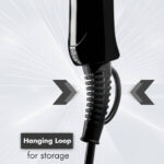 VEGA Professional Pro Dry 2000 Hair Dryer with Diffuser - Black (VPVHD-13) - Image 8