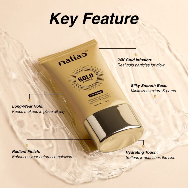 Maliao 24K Gold gel Primer l Minimizes pores & Radiant Finish With Gold - image 1
