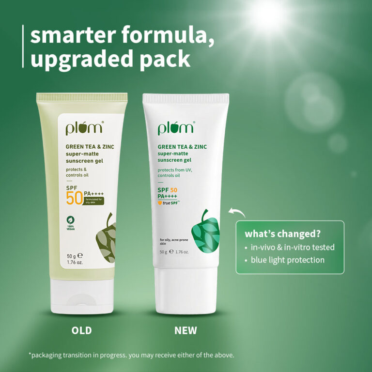 Plum Green Tea & Zinc Super-Matte SPF 50 Sunscreen Gel 50g