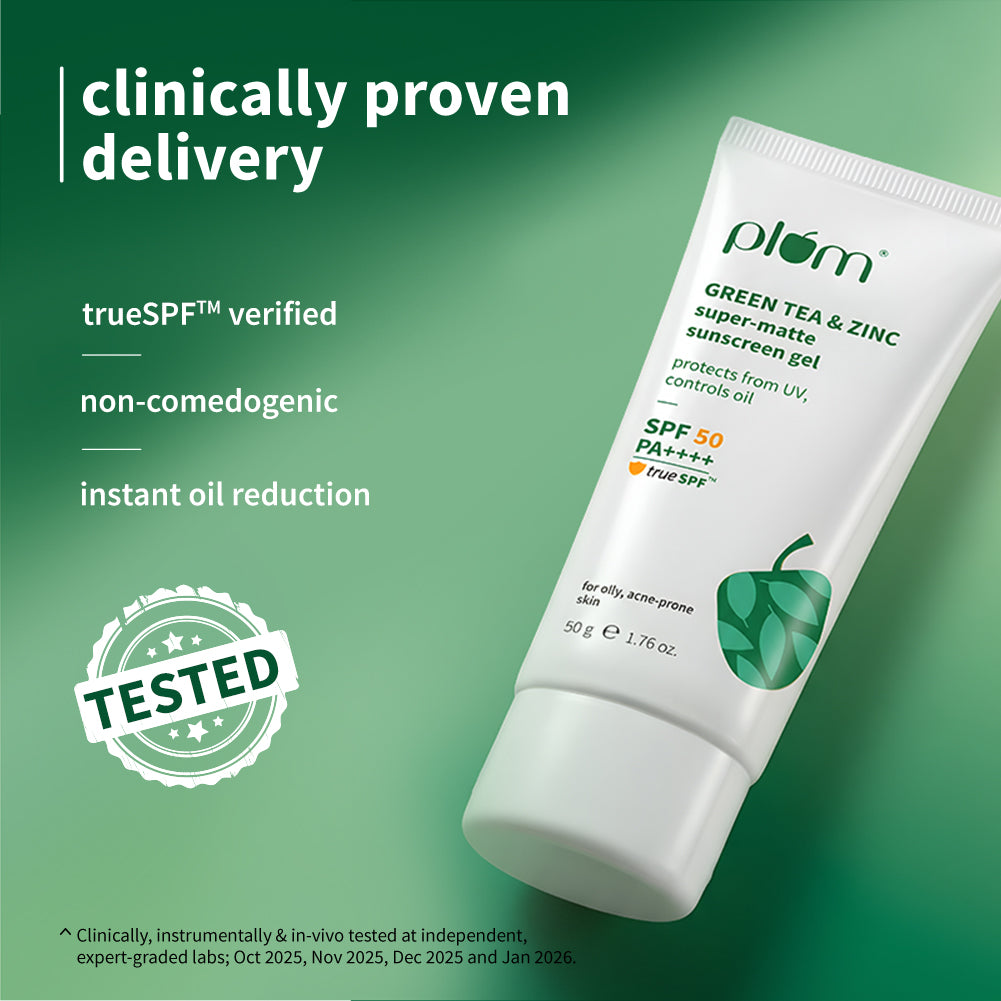 Plum Green Tea & Zinc Super-Matte SPF 50 Sunscreen Gel 50g - image 2