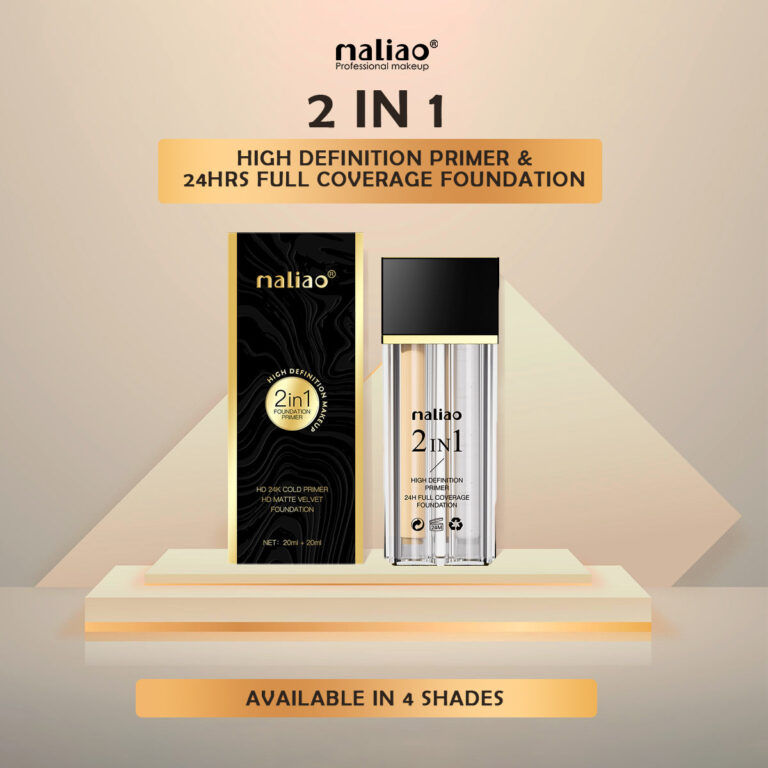 Maliao 2-IN-1 HD 24K Gold Primer & Matte Velvet Foundation - Ultimate Radiance for Face Makeup - image 2