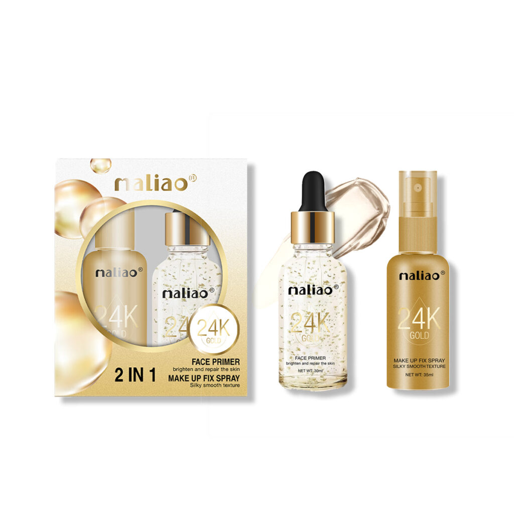 Maliao 24K Gold 2-in-1 Face Primer and Makeup Fix Spray