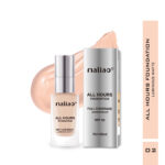 Maliao All Hours Foundation Mat Lumineux - Full Coverage, Waterproof, Luminous Matte Finish - 02 FOUNDATION 408 - image…