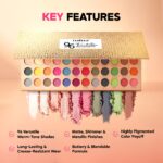 Maliao 96 Color Eyeshadow Palette features