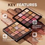 Maliao Kaleidoscope Eyeshadow Palette features
