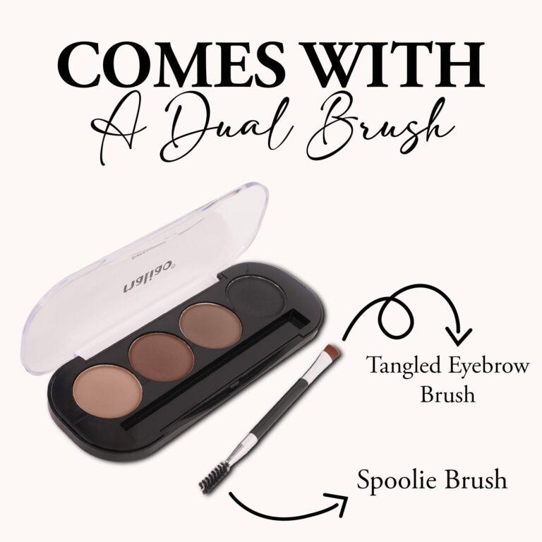 Maliao Eyebrow Cake with dual brush