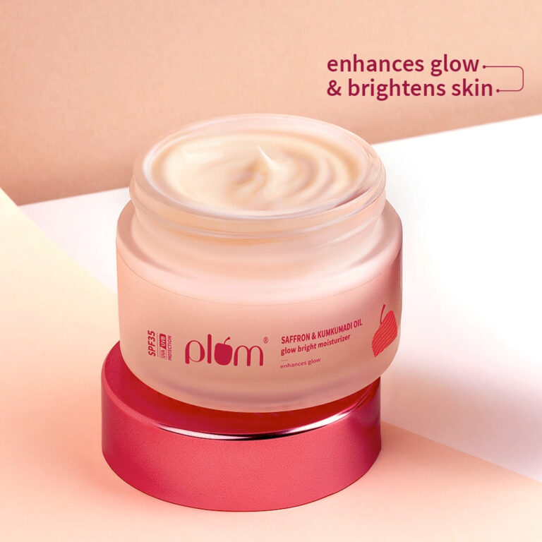 Plum Saffron & Kumkumadi Oil Glow Bright Moisturizer SPF 35 50g
