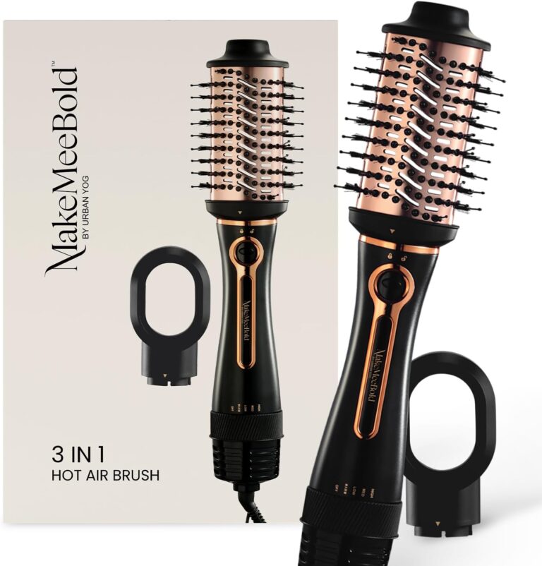 MakeMeeBold 3-in-1 hot air brush black rose gold