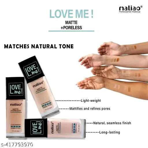 Maliao Love Me Matte Poreless Liquid Foundation