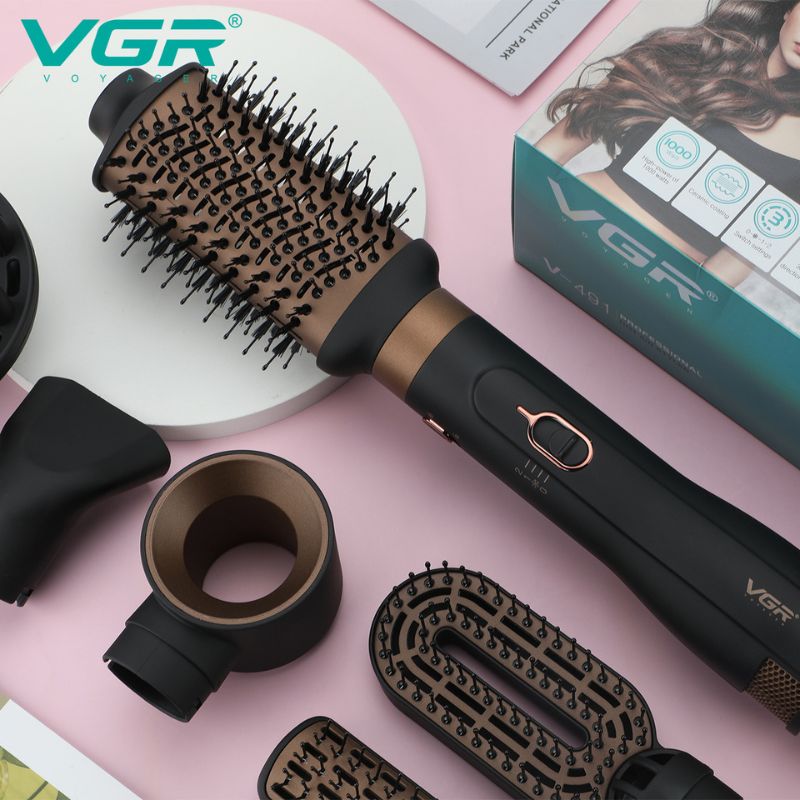 VGR V-491 6 in 1 hot air styler with attachments