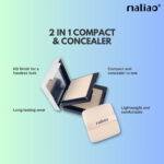 Maliao 2 in 1 Compact & Concealer - HD Finish, Long-Lasting, Lightweight - image 15